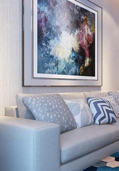 Thiết kế nội thất hiện đại, trẻ trung tại căn hộ mẫu Imperia Sky Garden