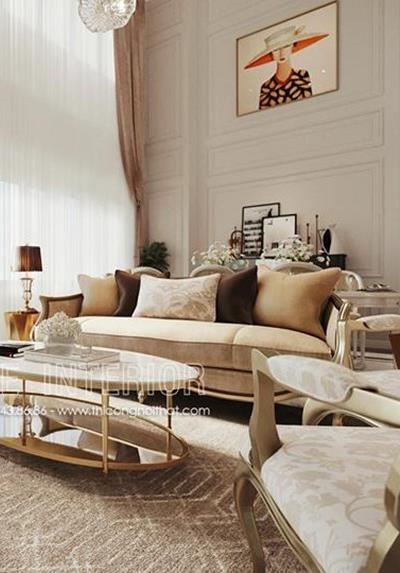 Thiết kế nội thất tân cổ điển tại căn hộ Duplex Thanh Xuân Complex